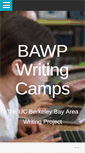 Mobile Screenshot of bawpwritingcamp.org
