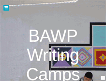 Tablet Screenshot of bawpwritingcamp.org
